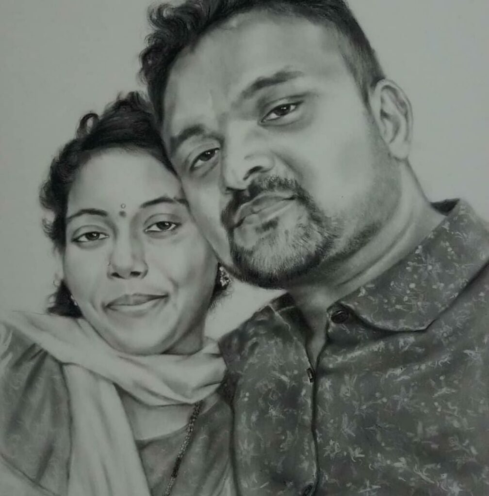 Pencil Sketch Artist In Bangalore | Pencil Portrait Sketch | Art Shop